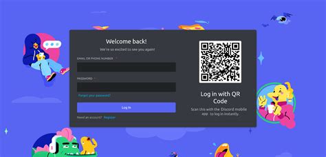 1. In order to use QR Code Login, start by logging into your Discord account on the mobile device. 2. Then open the User Settings menu by pressing your profile icon in the bottom left corner. 3. Once you’ve been redirected to the Overview page, select the Scan QR Code option to enable your camera mode for the QR scan..