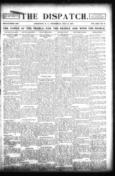 Dispatch lexington nc arrests yesterday.  Read The-dispatch.  Learn about Lexington...