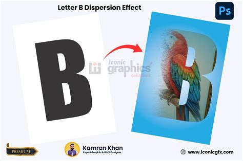 Dispersion effect illustrator.  Perfect for creating modern letter posters! ️ In this...
