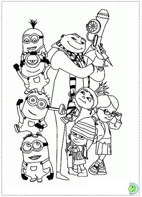 Dispicable Me Coloring Page