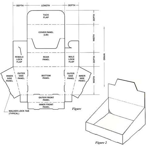 Display Box Template Box Template Display Boxes Packaging Template