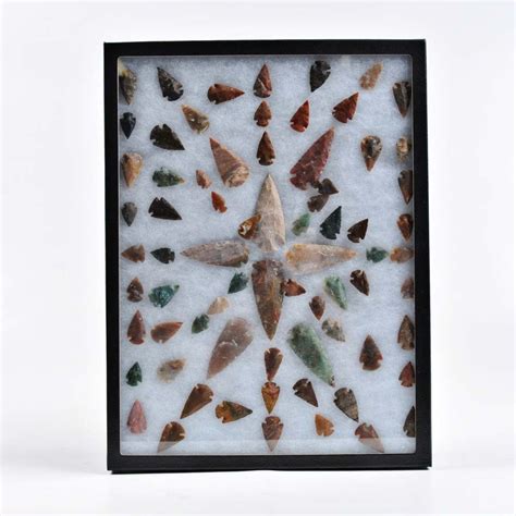 Display frames for arrowheads. Showcase your arrowhead collection with these creative and easy-to-make DIY display ideas. Find inspiration and create a unique display for your prized arrowheads. 