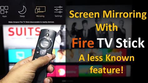 Please check if your Fire TV Stick, is fully up to date, by going to settings>my fire tv>about>check for updates. Try to restart your Fire TV Stick and also restart your Wifi router/modem. Press and hold the home button until a menu pops up on the screen. Select Mirroring. You will now see a message that says “While this screen …. 