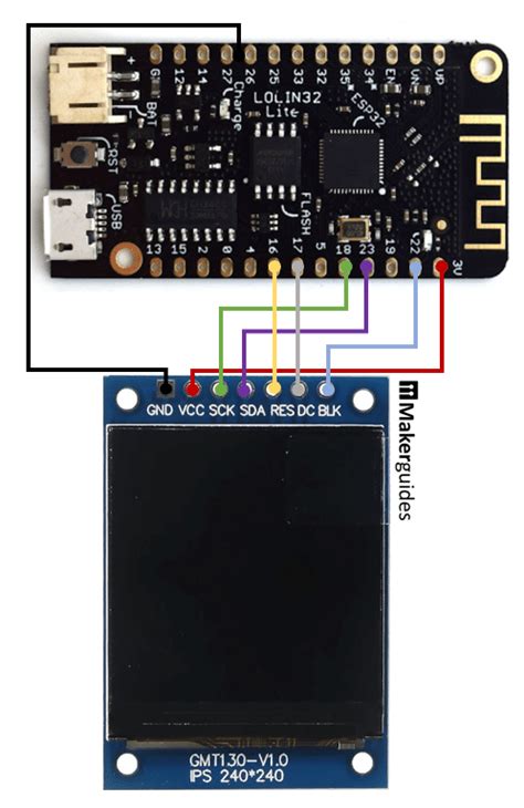 Display st7789.  It offers high performance for displaying ST7789V 240RGB x 320 dot 262K Col...