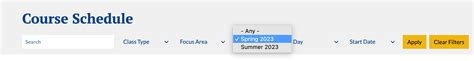 Displaying Your Course Schedule in Clean Catalog Clean Catalog