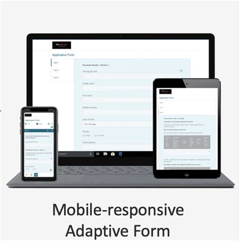 Displaying adaptive forms in AEM web pages