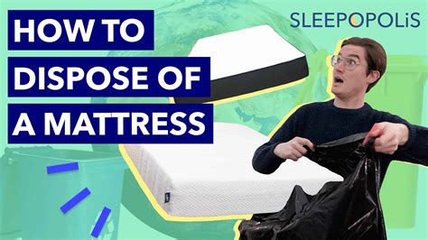 Disposing a mattress. For this reason, many people are interested in eco-friendly mattress disposal. According to one mattress recycling scheme in the United States, more than 75% of a mattress is recyclable. 