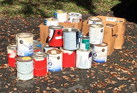 Disposing of paint. Recycling paint tins is the correct way of disposing of paint. All liquids are banned from landfill, including paint. However, you cannot recycle old paint cans ... 