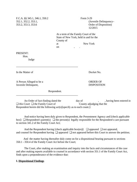 Disposition Letter From Court