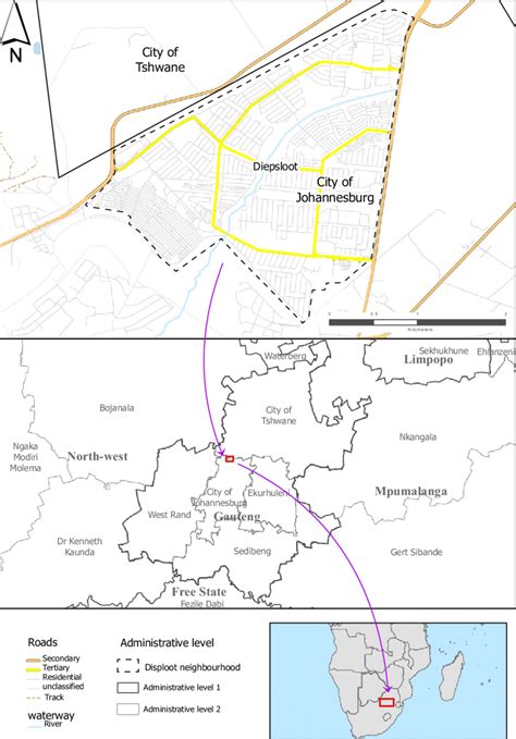 Distance Between Centurion and Diepsloot