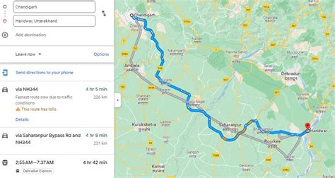 Distance Between Chandigarh to Naldehra - yatra.com