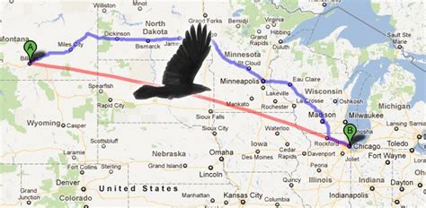 Distance as the crow flies uk. Calculate the straight line distance (as the crow flies) between cities or any two points on earth. Use your location to know any distance from where you are. 