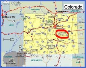 Distance between Colorado Springs, CO and Idaho Springs, CO