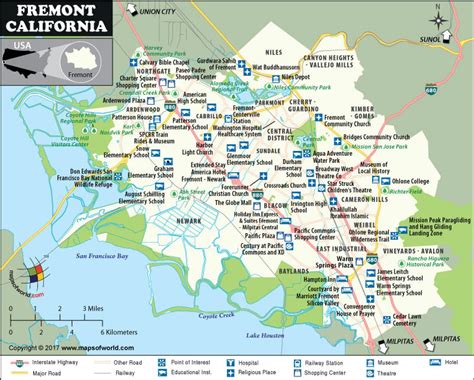 Distance between Fremont, CA and Los Angeles, CA