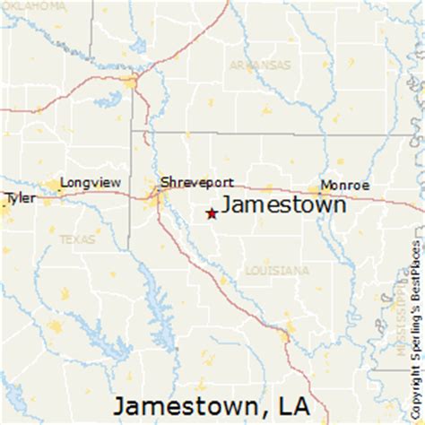 Distance between Glenfield, ND and Jamestown, LA