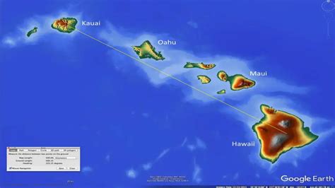 Distance between Hawaii and Kauai - distancefromto.net