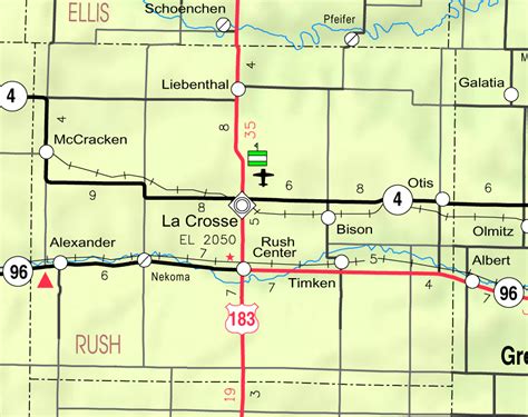 Distance between La Crosse, KS and Hutchinson, KS