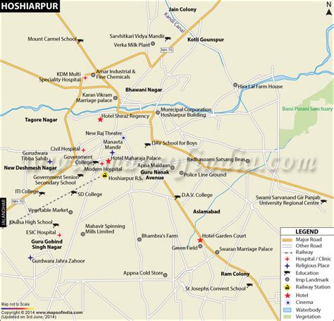 Distance between Mohali and Hoshiarpur - Maps of India