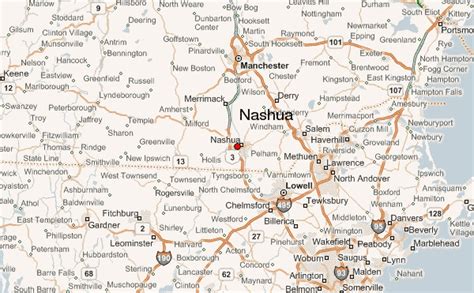 Distance between Nashua, NH and East Hampstead, NH