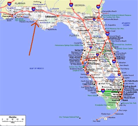 Distance between Orange City, FL and Panama City Beach, FL