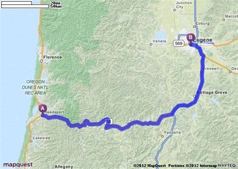 Distance between Reedsport, OR and Springfield, OR