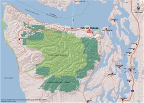 Distance between Shoreline, WA and Sequim, WA