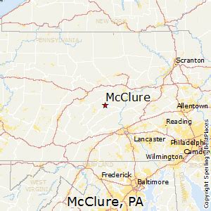 Distance between State College, PA and McClure, PA