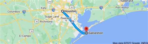 The cheapest way to get from Houston to Texas Cruise Ship Terminal on Galveston Island costs only $11, and the quickest way takes just 54 mins. Find the travel option that best suits you. ... The distance between Houston and Texas Cruise Ship Terminal on Galveston Island is 58 miles. The road distance is 51 miles.