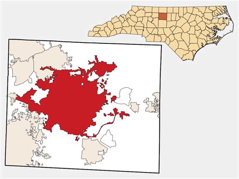 Distance from Cary, NC to Greensboro, NC - MapSof.net