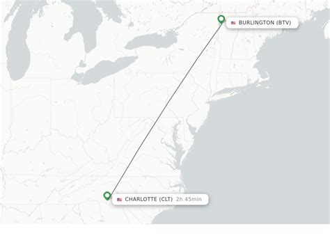 Distance from Charlotte to Burlington - Distance Calculator