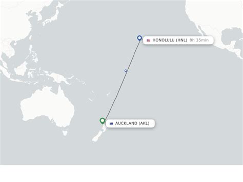 Distance from Honolulu, HI to Auckland, New Zealand - Travelmath