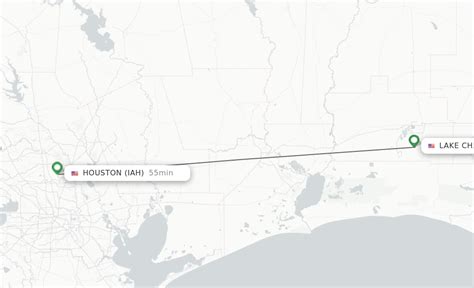 Distance from Houston to Lake Charles (HOU – LCH) - Air …