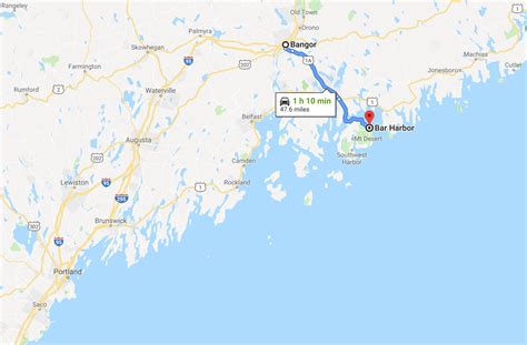 Distance from Kingsport, TN to Bangor, ME - Check-Distance.com