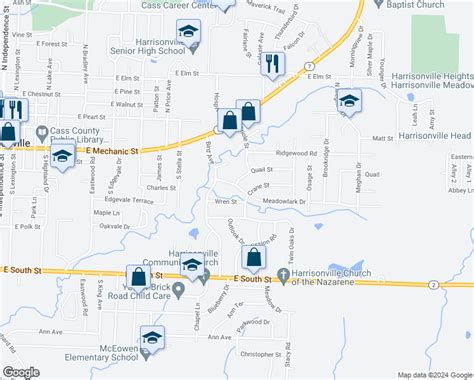 Distance from McPherson, KS to Harrisonville, MO by car, bike, walk