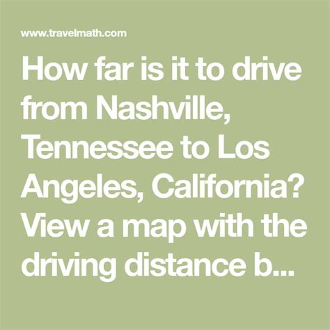 Distance from Nashville, TN to Byhalia, MS