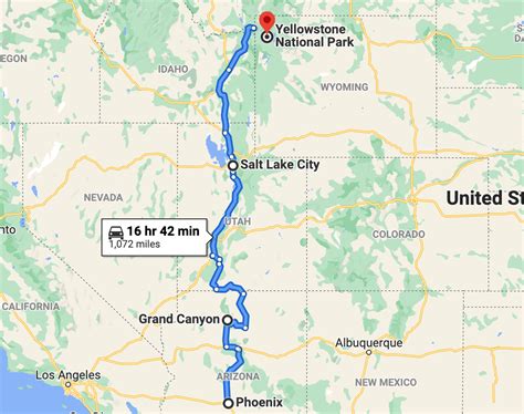 Distance from Phoenix, AZ to New Braunfels, TX