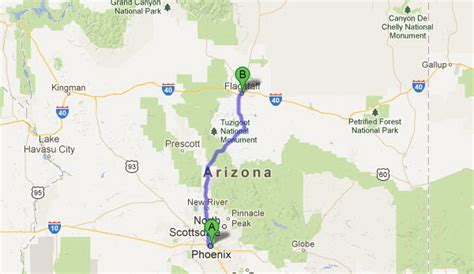 Distance from Phoenix, AZ to Oregon City, OR - travelmath.com