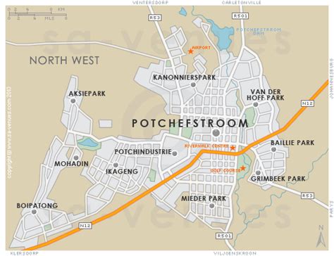 Distance from Potchefstroom to Wolmaransstad