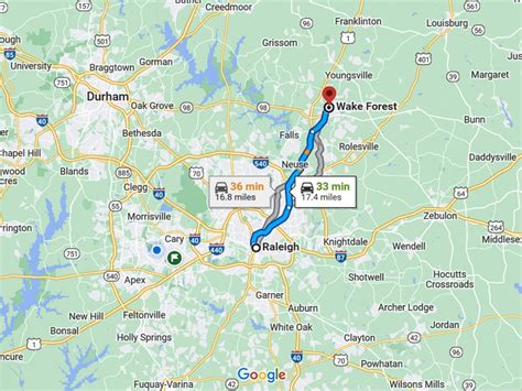 Distance from Raleigh, NC to Bethesda, MD