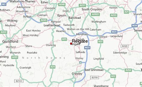 Distance from Reigate to Horley