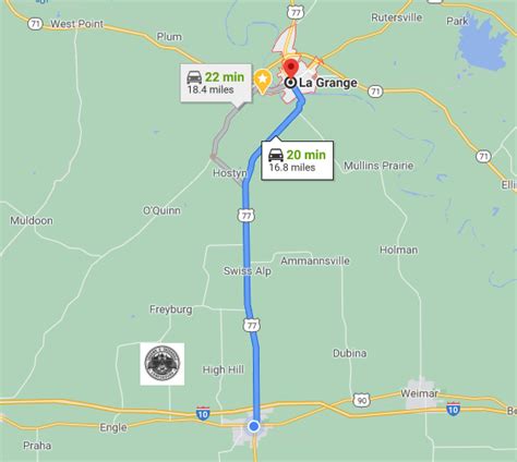 Distance from San Antonio to Schulenburg - DriveBestWay.com