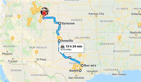 The Northern Route. 1,300 miles. 19 hours 50 minutes. The Southern Route. 1286 miles. 19 hours 30 minutes. The most direct route for a road trip from Houston to the Grand Canyon will cover 1286 miles and take almost 19 and a half hours to complete, passing through Amarillo and Albuquerque.. 