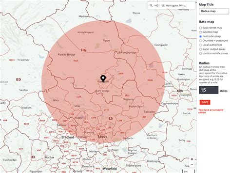 Radius Calculator | Business Map Centre. Enter radius Miles Kilometres. Enter town name or postcode. or click on the map. UK Drivetime Maps | Drivetime Mapping from Business Maps Centre. UK Drivetime Maps showing area surrounding a geographic location within a specific drivetime.