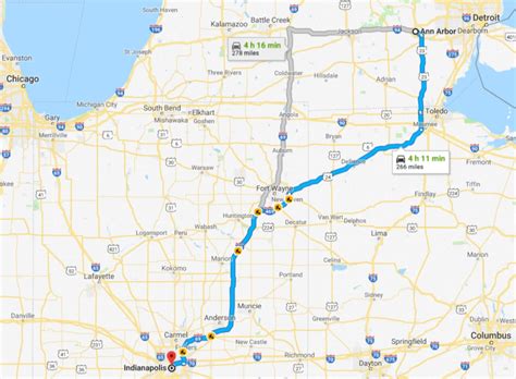 The distance between Fort Wayne and Indianapolis is 109 miles. The road distance is 125.3 miles. Get driving directions. 
