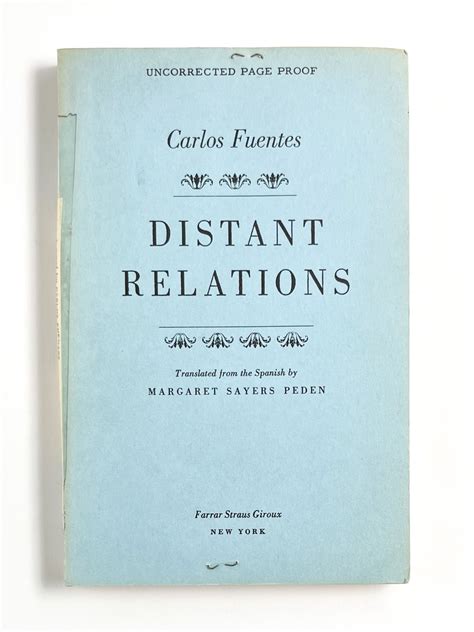 Read Distant Relations By Carlos Fuentes