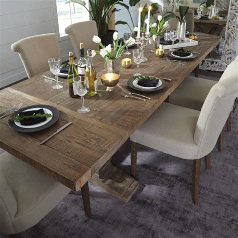 Distressed and Pine Dining Room Tables - Houzz