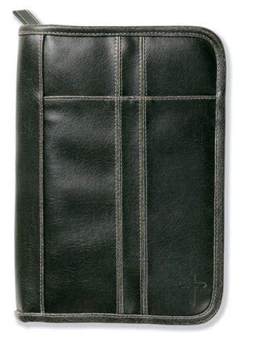 Full Download Distressed Leatherlook Black With Stitching Accent Xl Book And Bible Cover By Anonymous