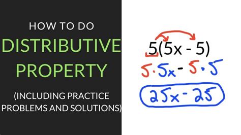 Distributive Property Worksheet, Formula, And Definition