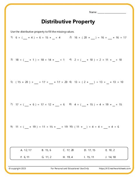 Distributive property activity pdf.  The document provides a thank you note...