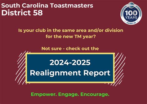 District 72 Realignment Report - Toastmasters